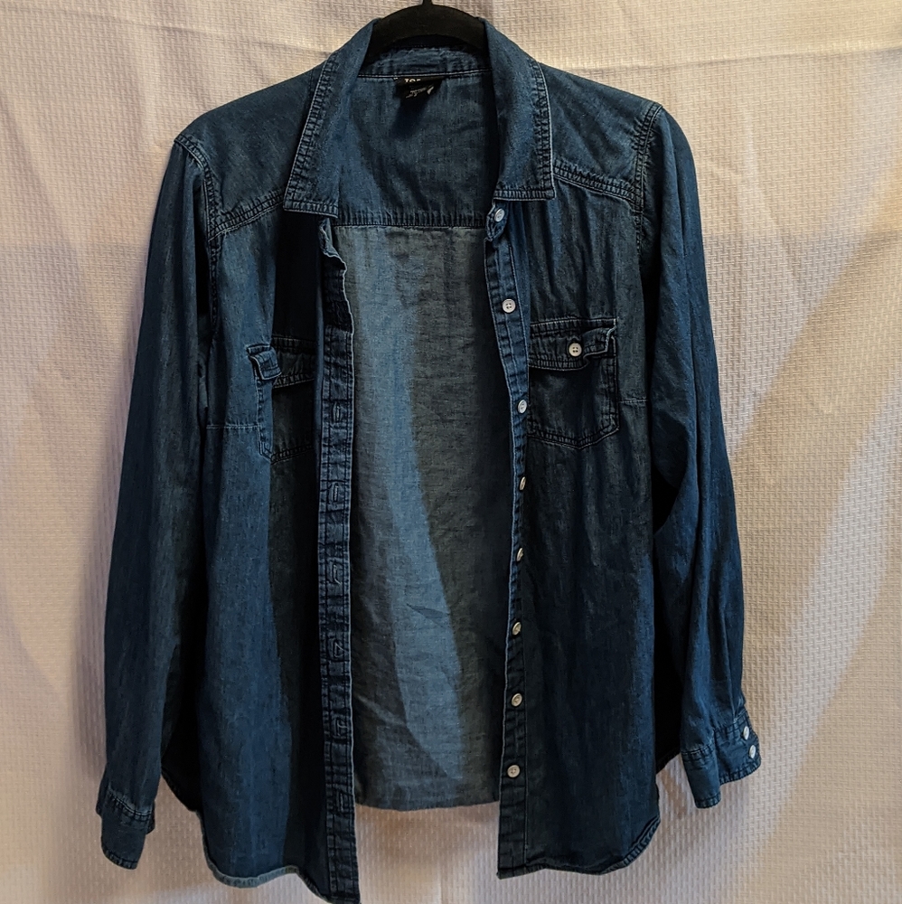 Torrid Denim Blouse Long sleeve - 0 (large) -
